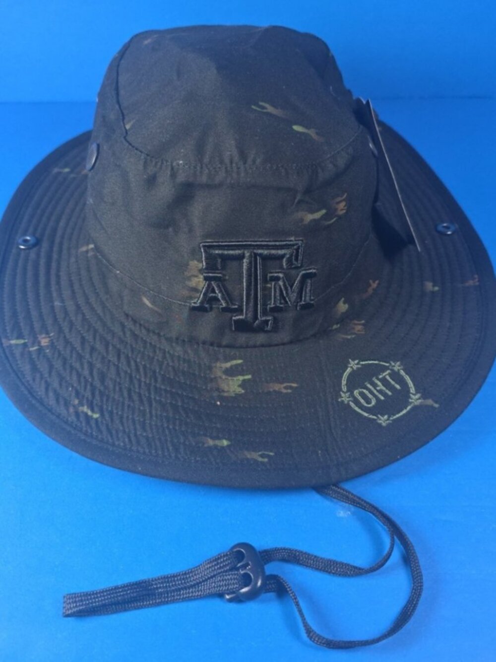 Texas A&M Aggies Bucket Hat OHT Top of the World Camo American Flag